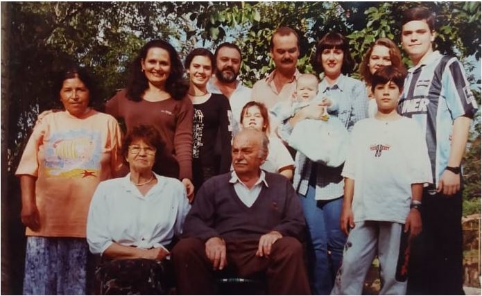 Adelmo Trott e sua família | Foto: acervo pessoal Carlos Trott