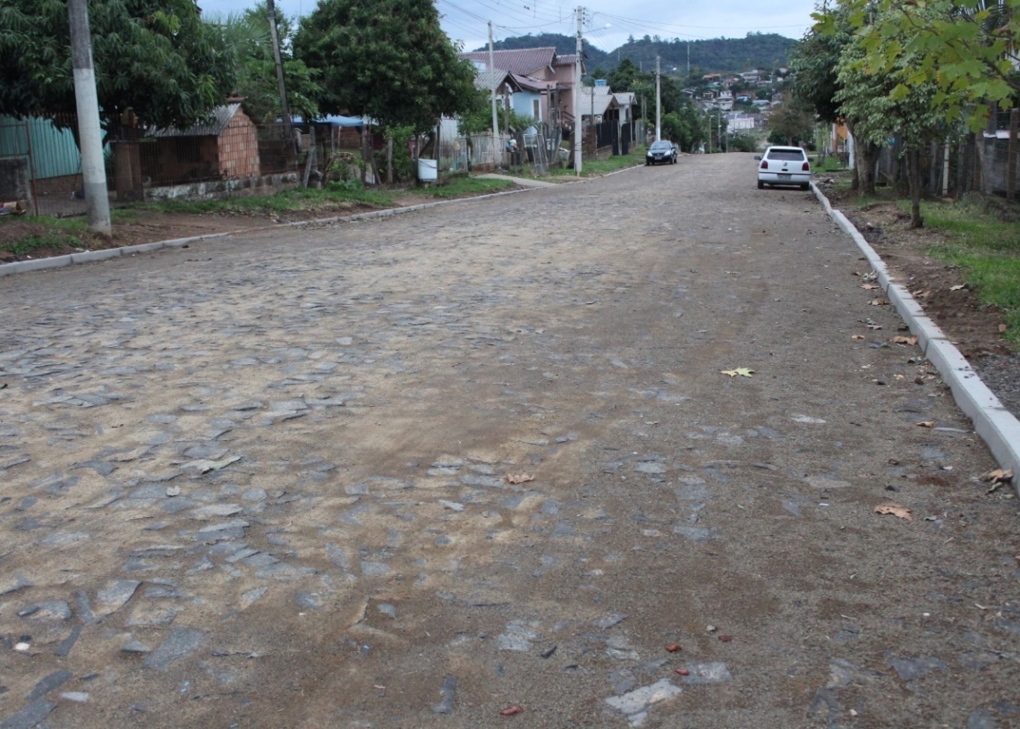Rua Jaú teve sua pavimentação concluída recentemente.
Foto: Matheus de Oliveira