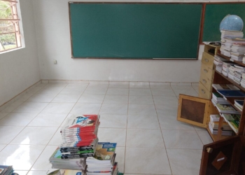 Sala de aula ficou mais iluminada e convidativa aos estudos com reforma. Foto: Prefeitura Riozinho