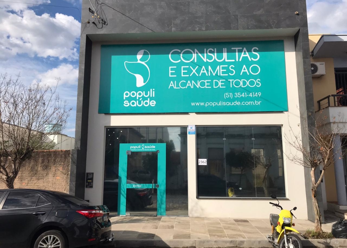 Clínica está em novo endereço: rua Bento Gonçalves, número 2362, Centro. 
Foto: Matheus de Oliveira