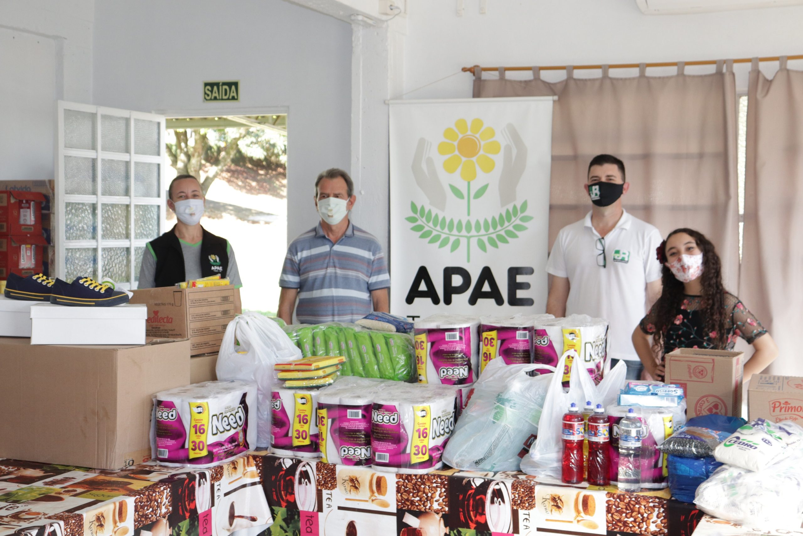 APAE Taquara recebeu o repasse de donativos na terça-feira (21) Fotos: Júnior Santos