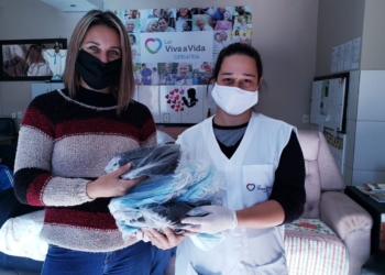 Grupo já destinou diversas máscaras para lares de idosos da região
Foto: Reprodução/Facebook