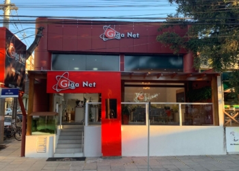 A Giga Net fica localizada no centro de Sapiranga
Foto: Giga Net