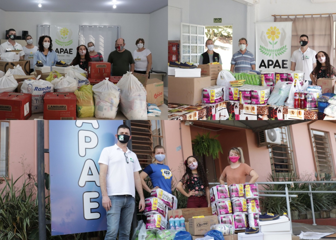 APAEs receberam o repasse de donativos na terça-feira (21) | Fotos: Júnior Santos