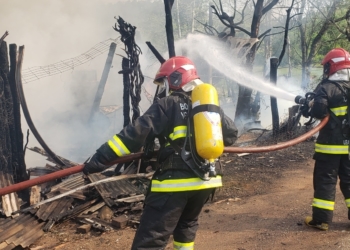 Foram mais de 92 
combates a incêndio desde o mês de janeiro 
Foto: Bombeiros
de Igrejinha