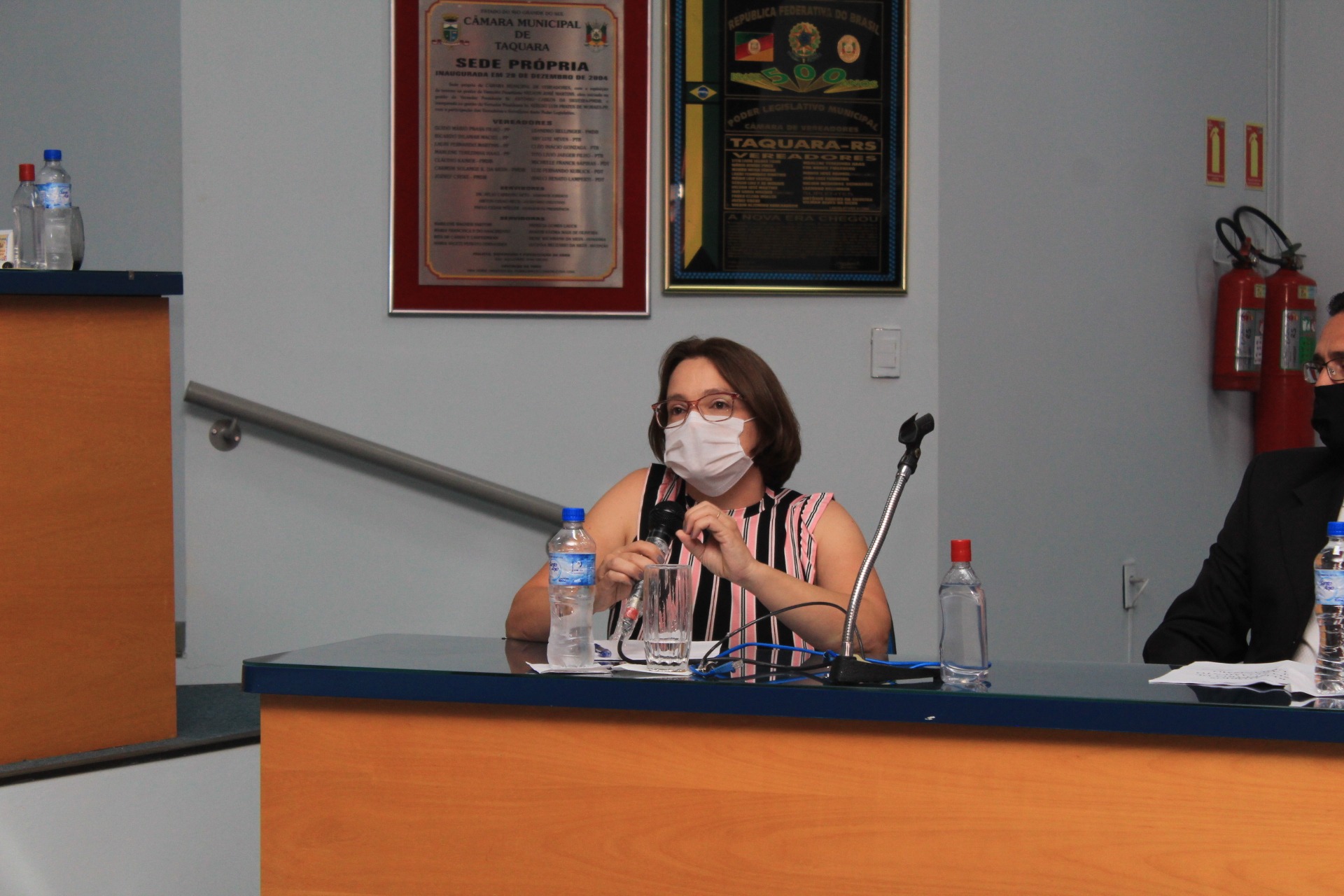 Mariane Farias da Silva - diretora geral de Saúde. Fotos: Matheus de Oliveira