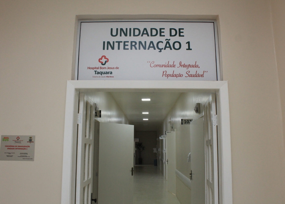 Espaço inaugurado conta com seis quartos e novo posto de enfermagem.
Fotos: Matheus de Oliveira