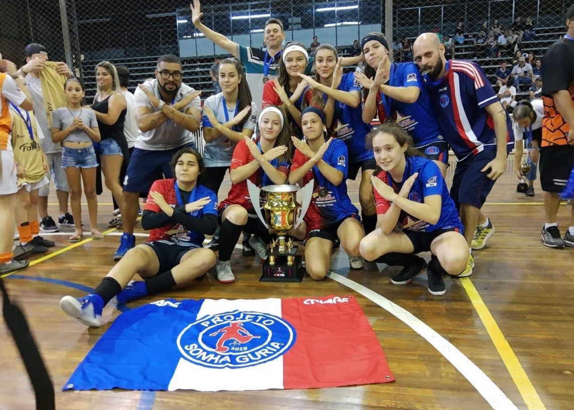 Projetos conquistaram o título da Copa Dal Ponte de Futsal na categoria sub-14 | Foto: Divulgação/PSG