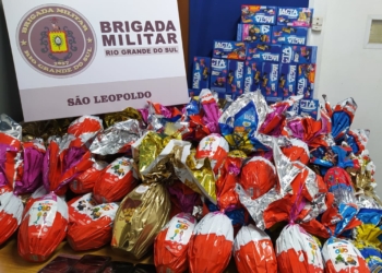 Produtos dos três furtos recuperados Foto: Brigada Militar