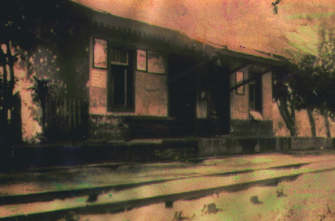 A estação férrea de Parobé, no início do século, logo após sua inauguração Foto: Arquivo/Secretaria de Cultura de Parobé