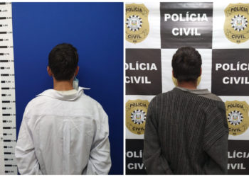 Indivíduos presos Foto: Polícia Civil/Divulgação