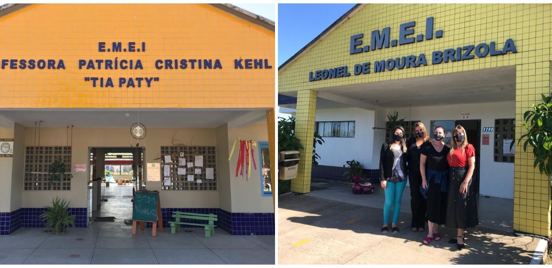 Com a mudança, escolas passam a ter os mesmos padrões das demais unidades de ensino do Município
Fotos: Divulgação/Prefeitura de Taquara