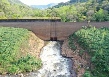 Registro da situação atual da barragem das Laranjeiras Foto: Augusto Dreher/Divulgação