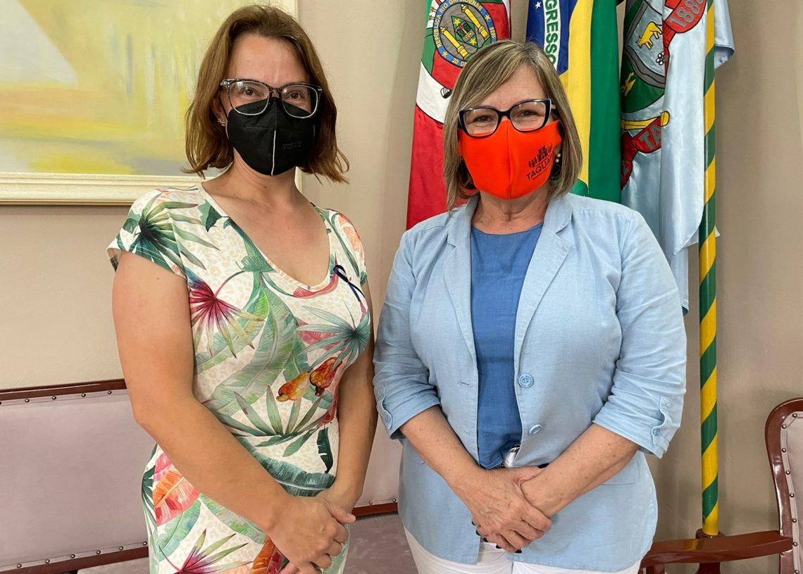 Mariane foi apresentada como secretária pela prefeita Sirlei na quarta-feira Foto: Cris Vargas/Prefeitura de Taquara