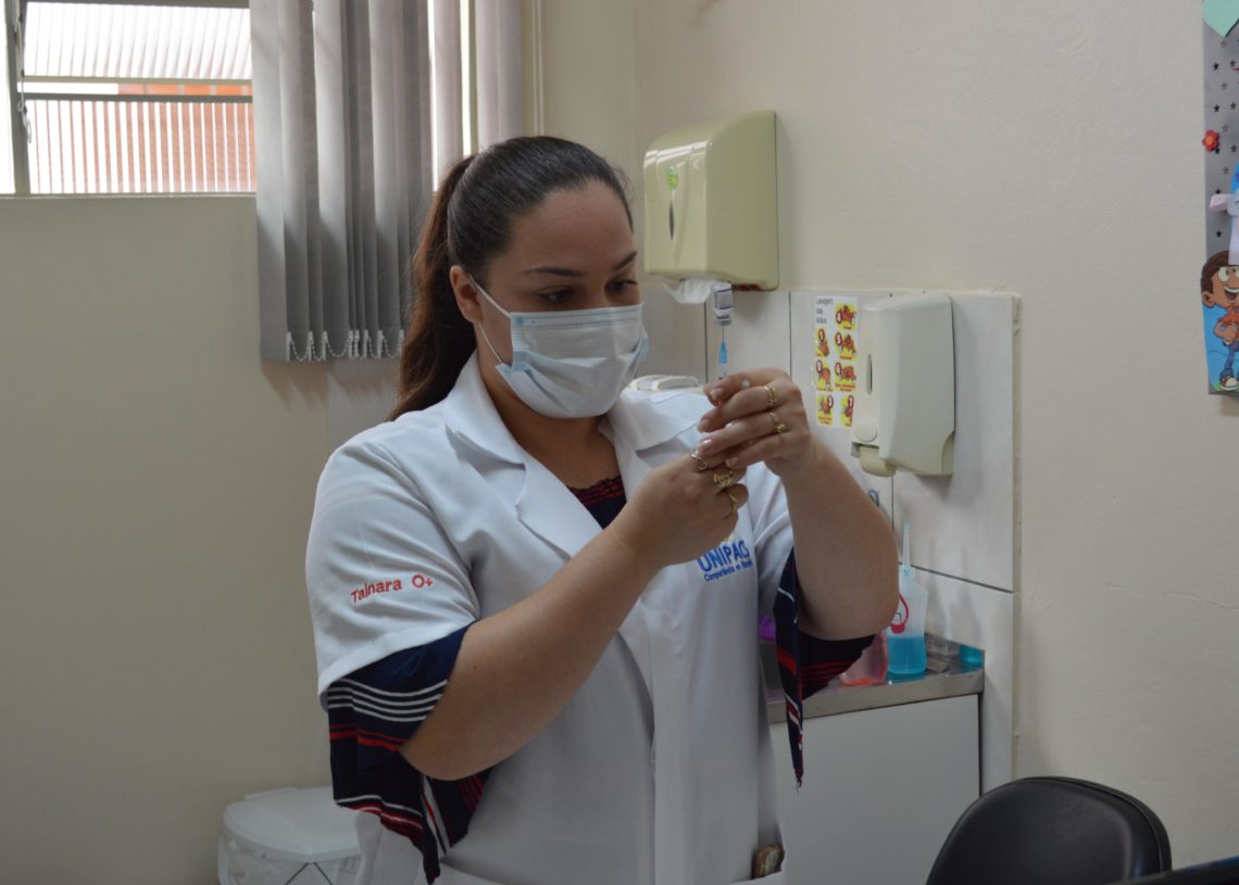Vacinação estará disponível em quatro Unidades Básicas de Saúde
Foto: Ruan Nascimento/Prefeitura de Taquara