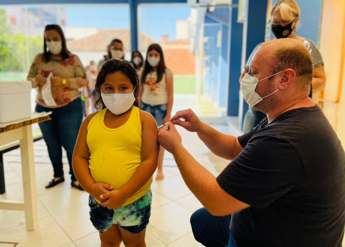 Vacinação de crianças ocorrerá nas segundas e quartas-feiras
Foto: Cris Vargas/Prefeitura de Taquara