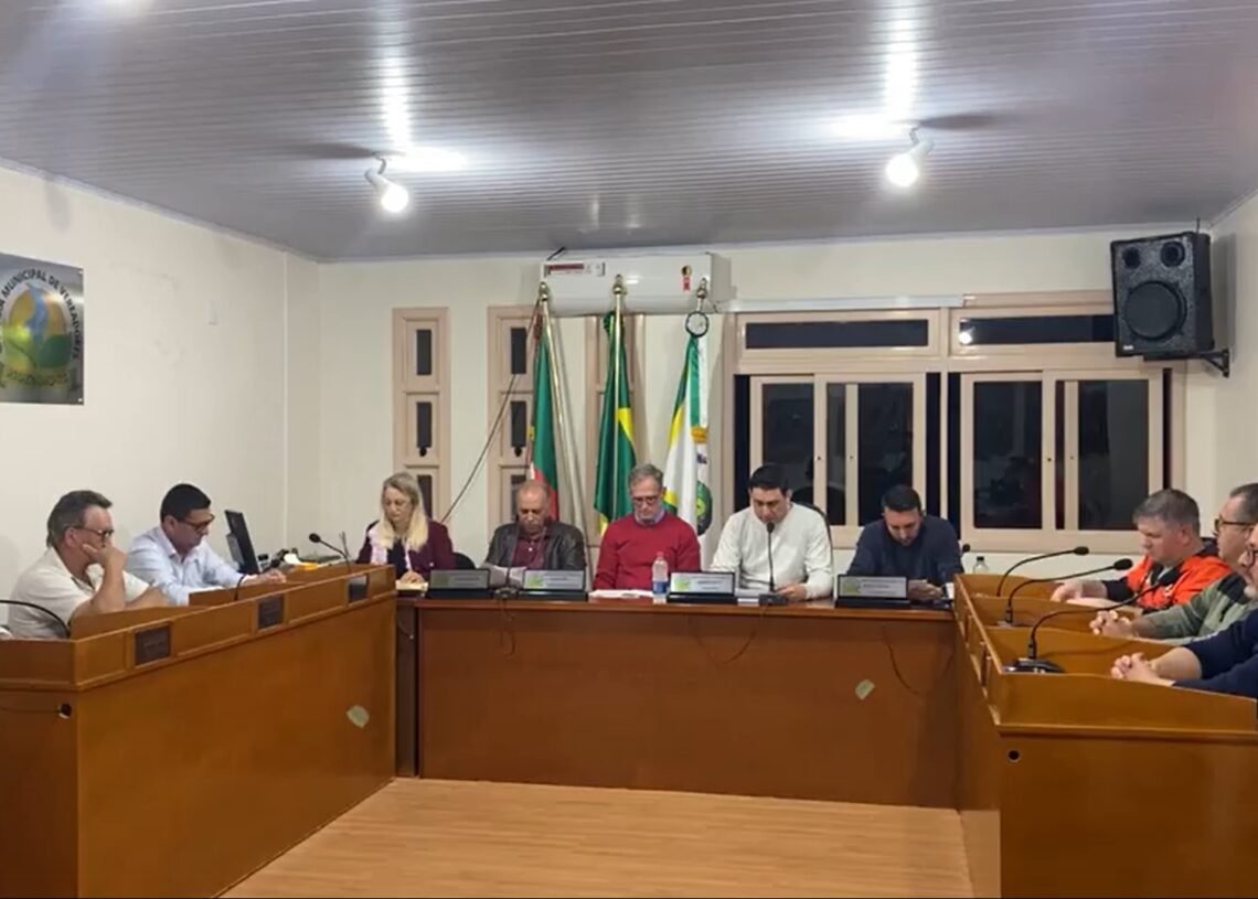 Plenário da Câmara de Riozinho. Foto: Reprodução/Redes Sociais