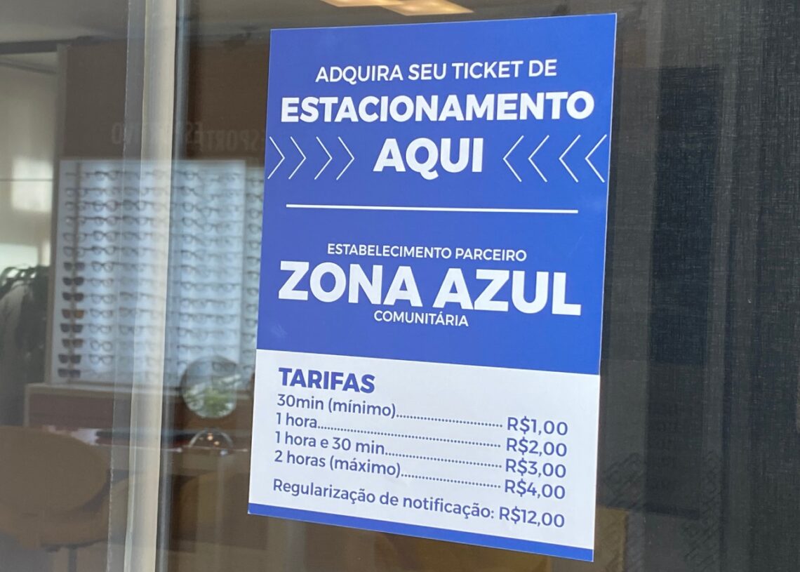Acesso à zona azul pode ser solicitado em nove locais
Foto: Ruan Nascimento/Prefeitura de Taquara