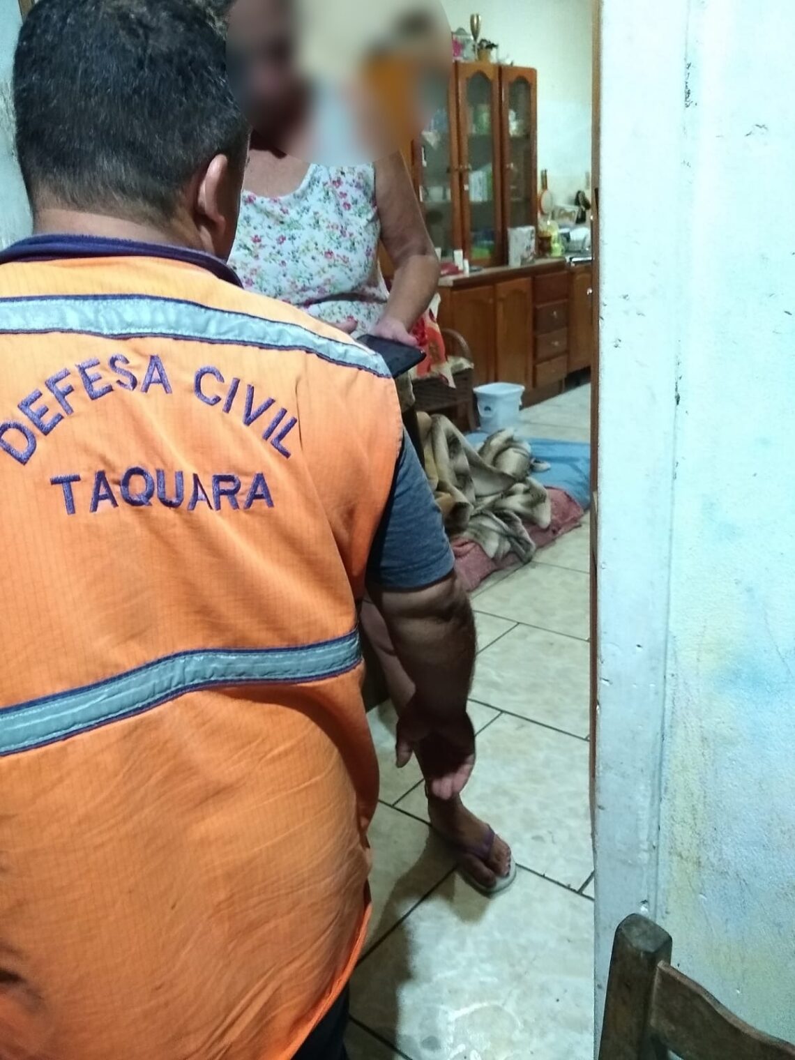 Defesa Civil realizou atendimento em cinco bairros de Taquara. Foto: Defesa Civil Taquara