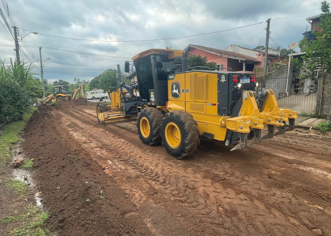 Obras iniciaram nesta quinta-feira
Foto: Divulgação/Prefeitura de Taquara