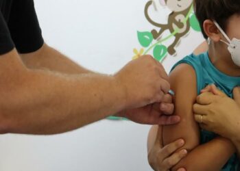 A idade mínima para imunização é de 6 meses Foto: Ruan Nascimento/Prefeitura de Taquara