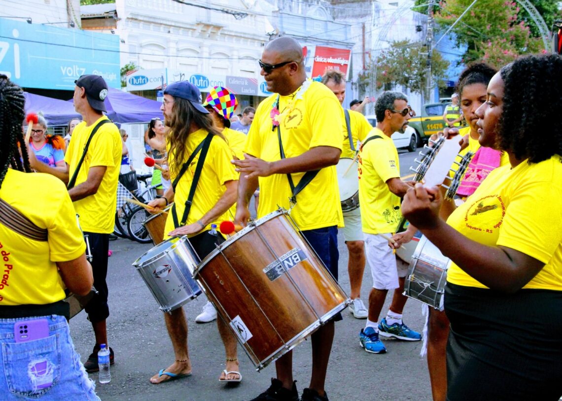 Escola de samba se apresentará no evento
Foto: Magda Rabie/Prefeitura de Taquara