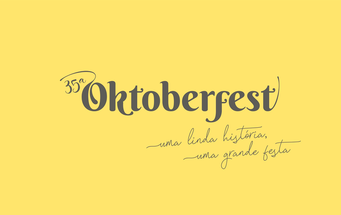 Slogan da 35ª Oktoberfest de Igrejinha - Crédito Prod3