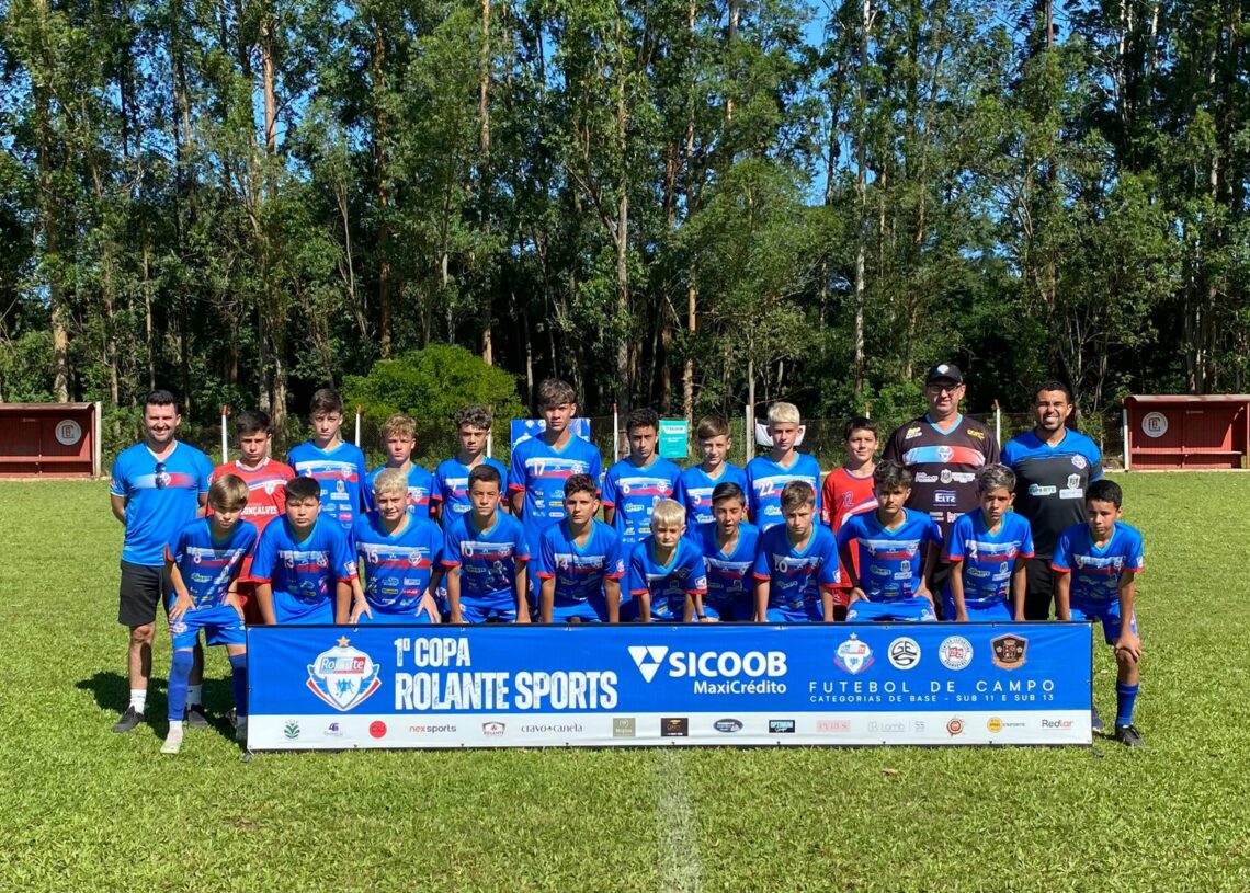 Equipe do Rolante Sports na 1ª edição da Copa de Futebol de Campo, em 2023
Fotos: Divulgação